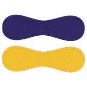 Softball in Dark Blue with Yellow Orange Tones ソフトボール (パネル)