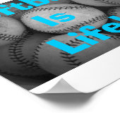 Softball is life ポスター (角)