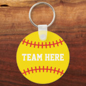 Softball Keychain Girls Team Cheap Athletes Player キーホルダー (裏面)