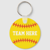 Softball Keychain Girls Team Cheap Athletes Player キーホルダー (裏面)