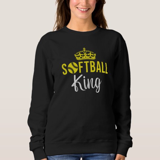 Softball King   スウェットシャツ (正面)