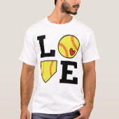 Softball Love Tシャツ (正面)