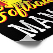 Softball Mamaw Softball Player  ポスター (角)