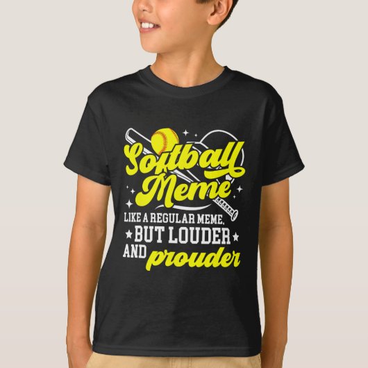 Softball Meme Definition Meme Of A Softball Player Tシャツ (正面)