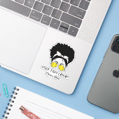 Softball Momのパーソナライズシール シール (ノートパソコンとiPhone)