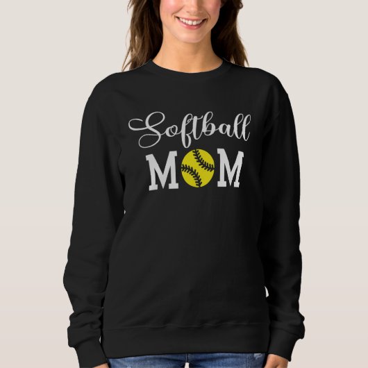 Softball Mom スウェットシャツ (正面)