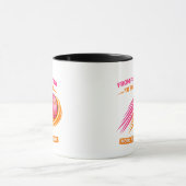 Softball Mom Mug – From First Pitch to Every Hit M マグカップ (中央)