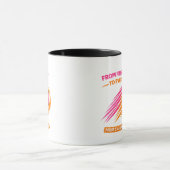 Softball Mom Mug – From First Pitch to Every Hit M マグカップ (中央)