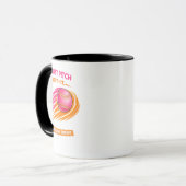 Softball Mom Mug – From First Pitch to Every Hit M マグカップ (正面左)