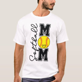 Softball Mom Varsity Sports Softball Mom Tシャツ