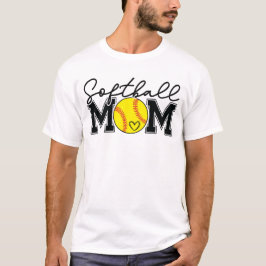 Softball Mom Varsity Sports Tシャツ