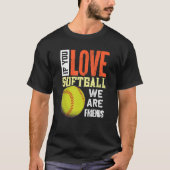 Softball Outfit   Softball Player Softball Tシャツ (正面)