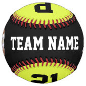 Softball Player Photo Team Name and Number Custom ソフトボール (正面)