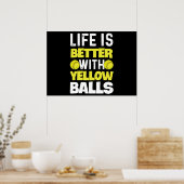 Softball Quote for a Softball Pitcher ポスター (キッチン)