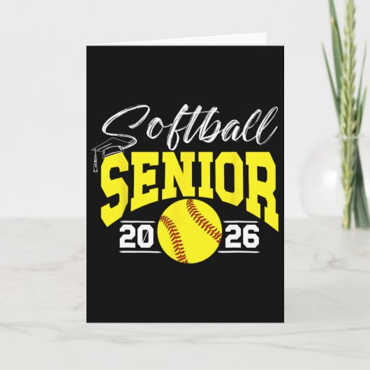 Softball Senior 2026 Senior Softball Player 2026  カード (正面)