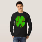 Softball Shamrock Lucky Clover Irish St Patrick's  Tシャツ (正面フル)