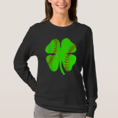 Softball Shamrock Lucky Clover Irish St Patrick's  Tシャツ (正面)