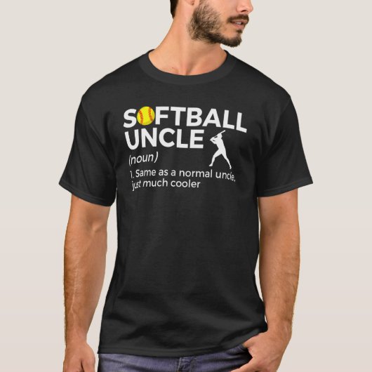 Softball Uncle Definition Tシャツ (正面)
