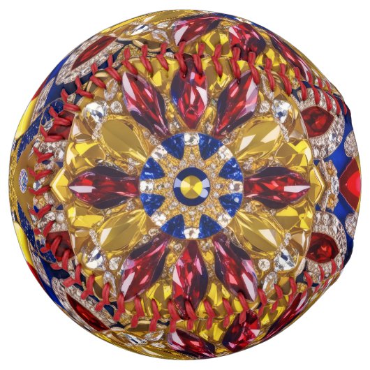 Softball with Corbilonia Colorsデザイン ソフトボール (正面左)