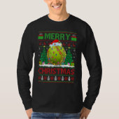 Softball   Xmas Tree Ugly Santa Softball Christmas Tシャツ (正面)