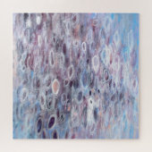 Softest Serenade – パープル抽象芸術サークルアート ジグソーパズル (横)