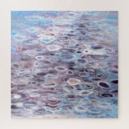 Softest Serenade – パープル抽象芸術サークルアート ジグソーパズル