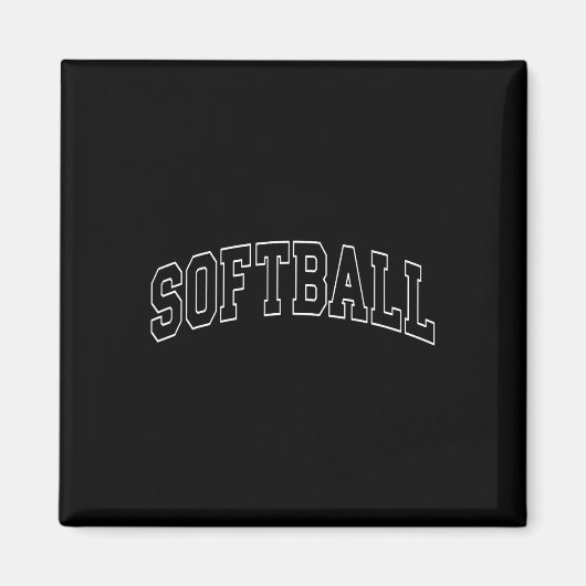Softll - 大学 大学 キャンパス 美学 マグネット (正面)