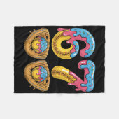 Softll 67 - Ice Cream Drip 67 Meme Funny Player  フリースブランケット (正面(横))