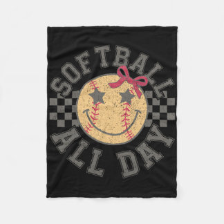 Softll All Day Softll Coquette Bow Softll Girl Wom フリースブランケット