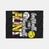 Softll And Sell Aunt Proud Sell Softll Aunt  フリースブランケット (正面(横))