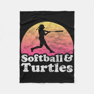 Softll And Turtles Women Or Girls Turtle  フリースブランケット