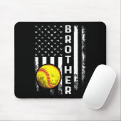 Softll Brother American Flag Vintage Christmas Xma マウスパッド (マウス)