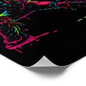 Softll Catcher Dad Pitcher Fastpitch Coach Fathers ポスター (角)