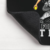 Softll Catcher Waiting At Home Funny Sports Design マウスパッド (コーナー)