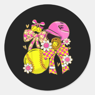 Softll Girl Girls Team Spirit Coquette Bow Softll  ラウンドシール