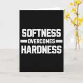 Softness Overcomes Hardness. Yielding To Strength  カード (黄色い花)