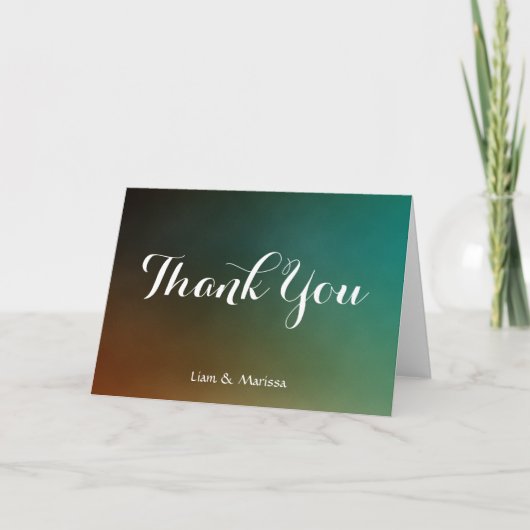 Soft's Thank 結婚 You Tropical サンキューカード (正面)