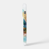 Softshell Turtle 221024AREF149 - Watercolor iPhoneケース (左側面)