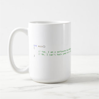 Software Developer コーヒーマグカップ