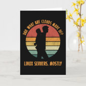 Software Developer Computer Programmer Dad カード (黄色い花)