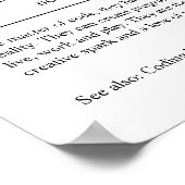 Software Developer Personalized Gift ポスター (角)