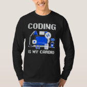 Software Developer Programmer Coder Coding Is My C Tシャツ (正面)
