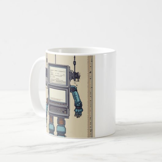Software Developer Programmer Coding Tech Geek Com コーヒーマグカップ (正面左)