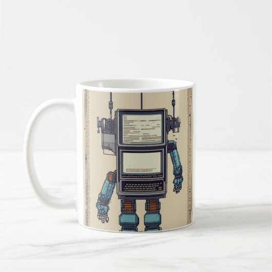 Software Developer Programmer Coding Tech Geek Com コーヒーマグカップ (左)