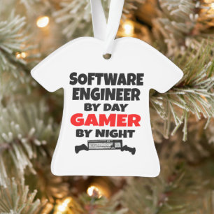 Software Engineer by Day Gamer by Night オーナメント