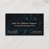 Software Engineer Cyber Security Business Card 名刺 (正面)