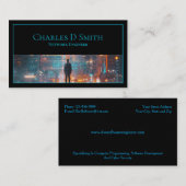 Software Engineer Cyber Security Business Card 名刺 (正面/裏面)