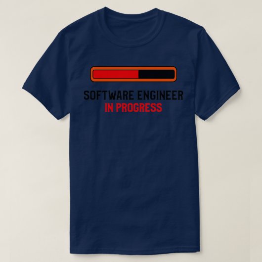 Software Engineer In Progress Tシャツ (デザイン正面)