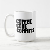 Software Engineer Life - Coffee Code Commits Devel コーヒーマグカップ (左)