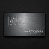 Software Engineer Metallic Professional 名刺